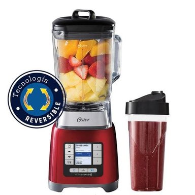 LICUADORA OSTER ACTIVESENSE CON BLENDYGO BLSTTDG ROJA