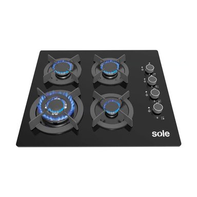ENCIMERA SOLE VIDRIO TEMPLADO 4 HORNILLAS SOLCO068
