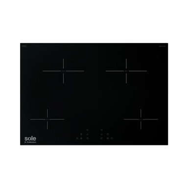 ENCIMERA SOLE SCOLLECTION INDUCCIÓN 77CM 4 HORNILLAS SOLCO051
