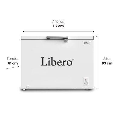 CONGLEDORA HORIZONTAL  LIBERO 299L BL LFH-301V