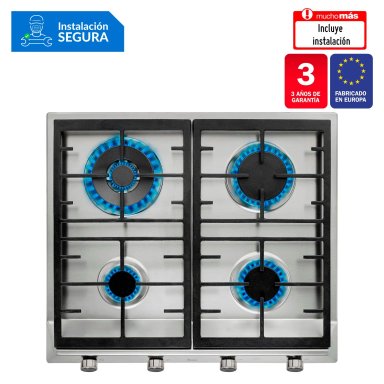 COCINA EMPOTRABLE GAS TEKA EX 60.1 X5 QUEMADORES