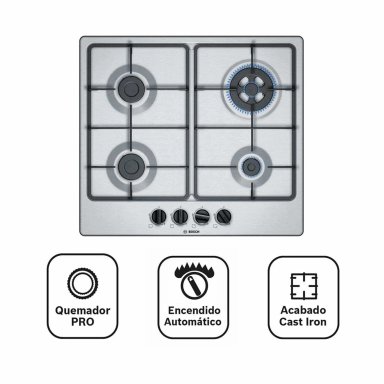 ENCIMERA A GAS BOSCH PGH6B5B60 X4