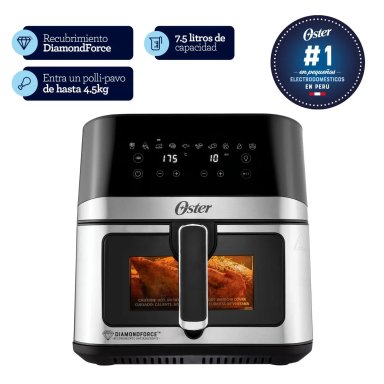 FREIDORA DE AIRE DIGITAL 7.5L OSTER® CKSTAF75WDSSDF 053