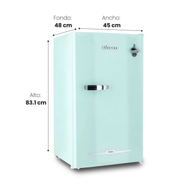 FRIGOBAR RETRO 90LT MENTA - LFB-90M