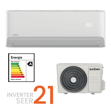 AIRE ACONDICIONADO SPLIT KHÖNE INVERTER 18,000 BTU/H SPLIT