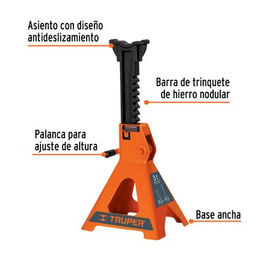 CABALLETE TRUPER TORRE PARA AUTO 12T - 2
