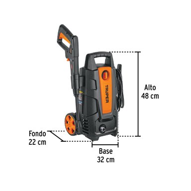 HIDROLAVADORA TRUPER 1500 PSI + CEPILLO GIRATORIO TOTAL - 3