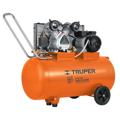 COMPRESORA TRUPER 102132 HORIZONTAL 4HP 120 LITROS