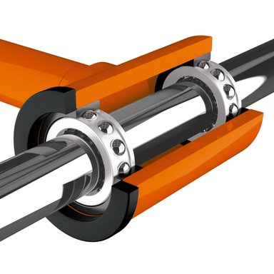 CORTADORA MAYÓLICA TRUPER 5827 NARANJA 74CM CON MALETIN - 5