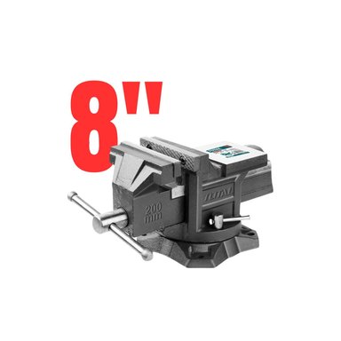 TORNILLO DE BANCO TOTAL THT6186 8' GIRATORIO INDUSTRIAL - 2