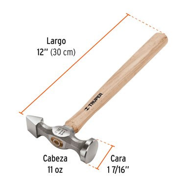 MARTILLO PLANCHADOR PUNTA TIPO CINCEL TRUPER - 3
