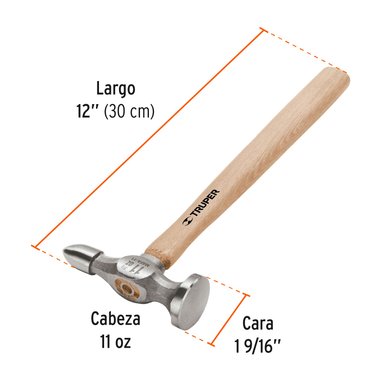 MARTILLO PLANCHADOR PUNTA FINA TRUPER - 3