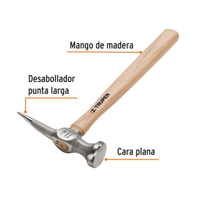 MARTILLO PLANCHADOR PUNTA LARGA TRUPER - 2