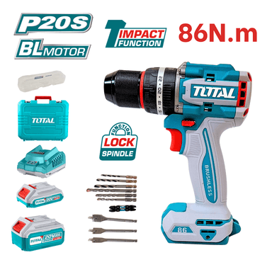 TALADRO PERCUTOR 86NM INDUSTRIAL TOTAL - 2