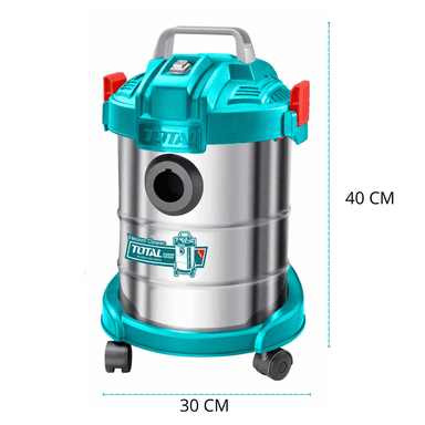 ASPIRADORA ELÉCTRICA 800W 12L TANQUE DE METAL INDUSTRIAL TOTAL - 3