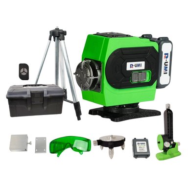 NIVEL LASER AUTONIVELANTE 12 LINEAS RUMI  INCLUYE TRIPODE