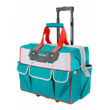 MALETÍN PORTAHERRAMIENTAS 20' CON RUEDAS TOTAL