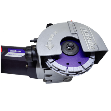 RANURADOR ACANALADORA DE CONCRETO 2400W INCLUYE 5 DISCOS MAKUTE - 3