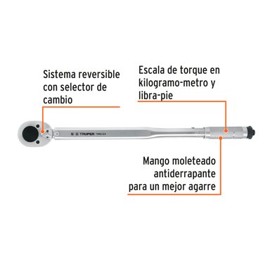 TORQUÍMETRO MICROMÉTRICO ¾' TRUPER - 3