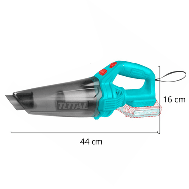 ASPIRADORA 0.5 LITROS 20V INCLUYE BATERIA Y CARGADOR TOTAL - 3