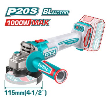 AMOLADORA ANGULAR 4 ½' 1000W 20V TOTAL - 3