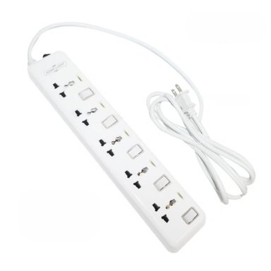 SUPRESOR DE PICO 5 TOMAS 3 METROS HOME LIGHT