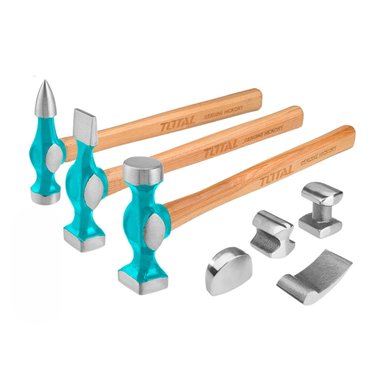 JUEGO DE MARTILLOS PARA PLANCHAR 7 PIEZAS TOTAL