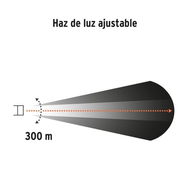 LINTERNA DE ALUMINIO LED CREE 850 LM CON 3 PILAS D TRUPER - 6