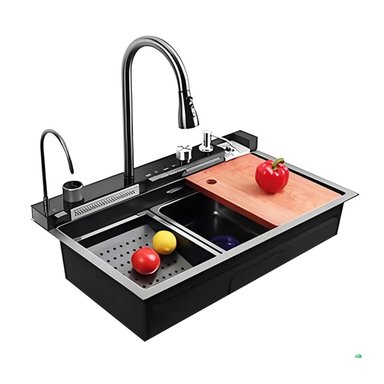 'LAVADERO DE COCINA MULTIFUNCIONAL ACERO INOX SMART PREMIUM INDUSTRIAL ALFA ALF-556 '