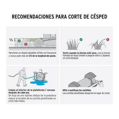 PODADORA CON MOTOR A GASOLINA DE 4 HP 18' DE CORTE TRUPER - 4