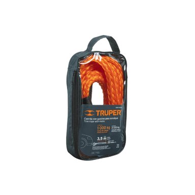 SOGA PARA REMOLQUE CON GANCHOS 3.5 M TRUPER - 4