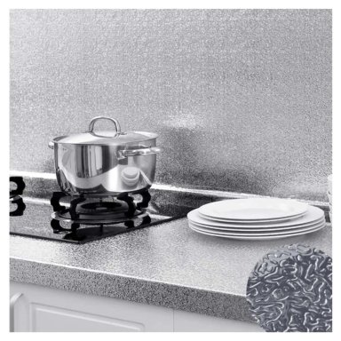 PAPEL ALUMINIO ADHESIVO X 3UND PARA COCINA 60CM X 5MTS - 4