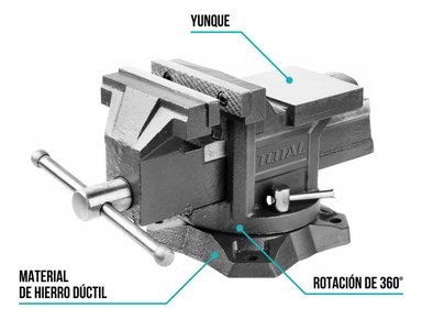 TORNILLO DE BANCO 4 TOTAL THT6146 - 2