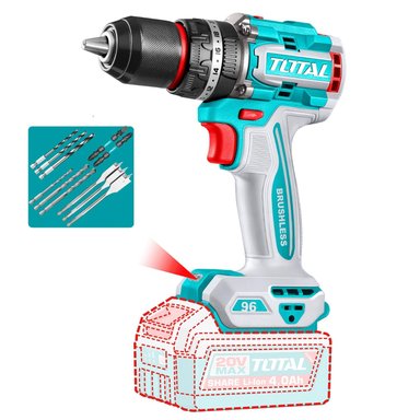 TALADRO PERCUTOR 96NM 20V INDUSTRIAL (CABEZAL SOLO) TOTAL