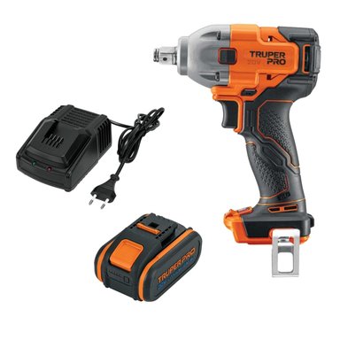 LLAVE DE IMPACTO 20V + 1 BATERIA 4AH + CARGADOR TRUPER