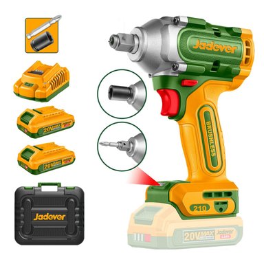 LLAVE/DESTONILLADOR DE IMPACTO 20V 1/2 2100NM JADEVER