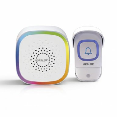 TIMBRE INALAMBRICO USB LUZ RGB 60 MELODIAS OPALUX