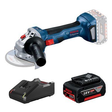 AMOLADORA ANGULAR 18V GWS 180 LI + 1BAT + 1CARG BOSCH