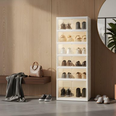 ARMARIO PLEGABLE PARA ZAPATOS WADFOW - 2