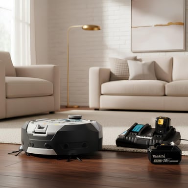 ASPIRADORA ROBOT 18V LXT + CON SENSOR LIDAR 2 BATERIAS 6AH MAKITA - 2