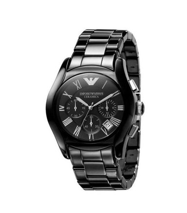 RELOJ EMPORIO ARMANI HOMBRE ANÁLOGO NEGRO CRONOGRAFO CERAMICA