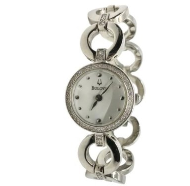 RELOJ BULOVA MUJER ANÁLOGO CRYSTAL SWAROVSKI PLATEADO