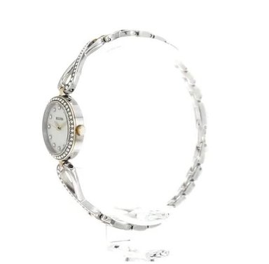 RELOJ BULOVA MUJER ANÁLOGO CRYSTAL DAMA CRISTAL SWAROVSKI DORADO COLLAR INCLUIDO - 4
