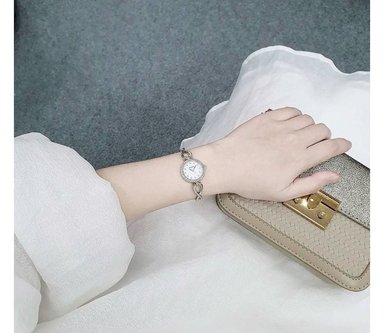 RELOJ BULOVA MUJER ANÁLOGO CRYSTAL DAMA CRISTAL SWAROVSKI DORADO COLLAR INCLUIDO - 5