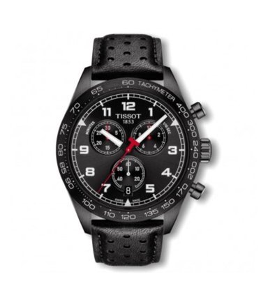 TISSOT PRS516 CRONOGRAFO CORREA CUERO NEGRO