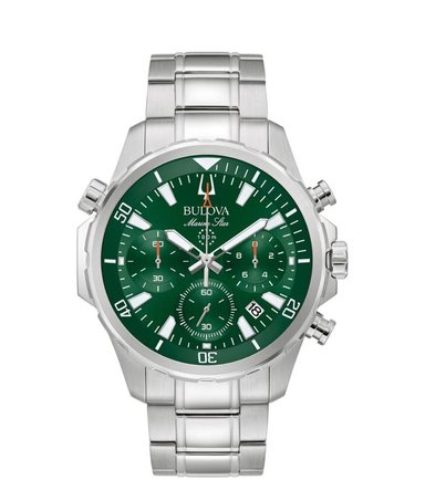 RELOJ BULOVA HOMBRE ANÁLOGO MARINE STAR CRONOGRAFO CARATULA VERDE