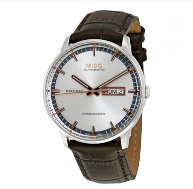 MIDO COMANDER II AUTOMATICO ESFERA PLATEADA