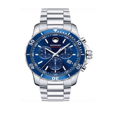 RELOJ MOVADO SERIES 800 CRONOGRAFO AZUL