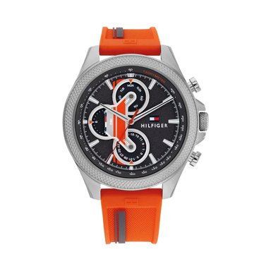 RELOJ TOMMY HILFIGER CLARK NARANJA SILLICONA