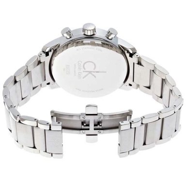 RELOJ CALVIN KLEIN ACERO CRONOGRAFO FONDO BLANCO - 5